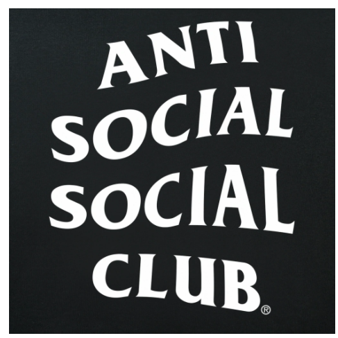 Anti Social Social Club Mind Games Hoodie Black/White