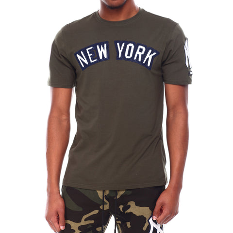 New york yankees logo american flag t-shirt - Yesweli