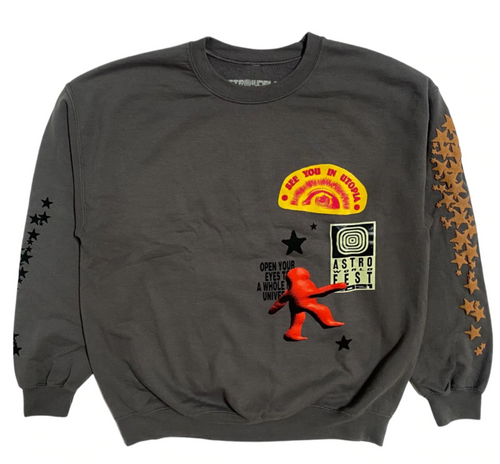 Travis Scott Astrofest 2021 Houston Crewneck Mens Style : Af21-cs20