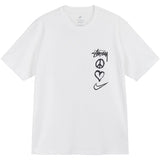 Nike X Stussy Peace Love Swoosh T-shirt Mens Style : Dm4942