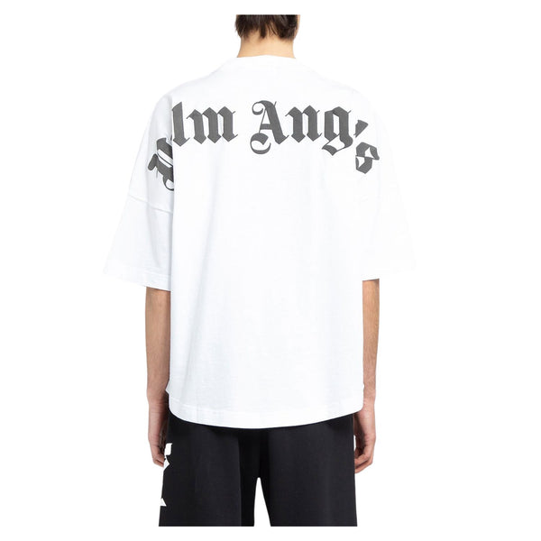 Palm Angels Classics Logo Over Tee Mens Style : Pmaa002c99jer00