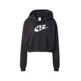 Nike Sportswear Club Fleece Oversized Crop Graphic Hoodie Womens Style : Dq5850