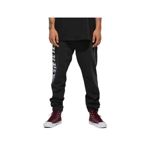 Purple-brand French Terry Sweatpant Gothic Wordmark Mens Style : P412-gbww422